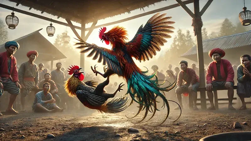 Ilustrasi area permainan laga di lobi NAGA889