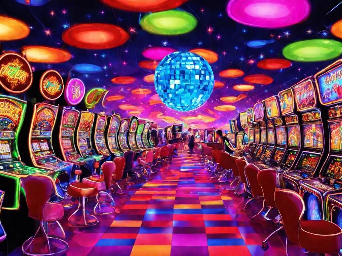 Tampilan reel slot mobile dengan simbol permainan