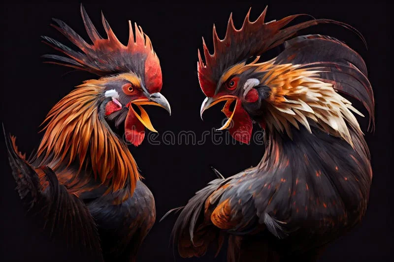 Ilustrasi permainan laga bertema kompetisi